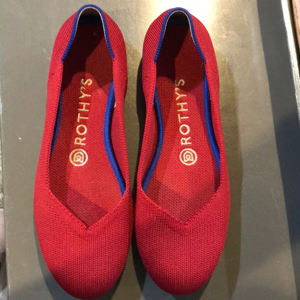 Red & blue Rothy’s